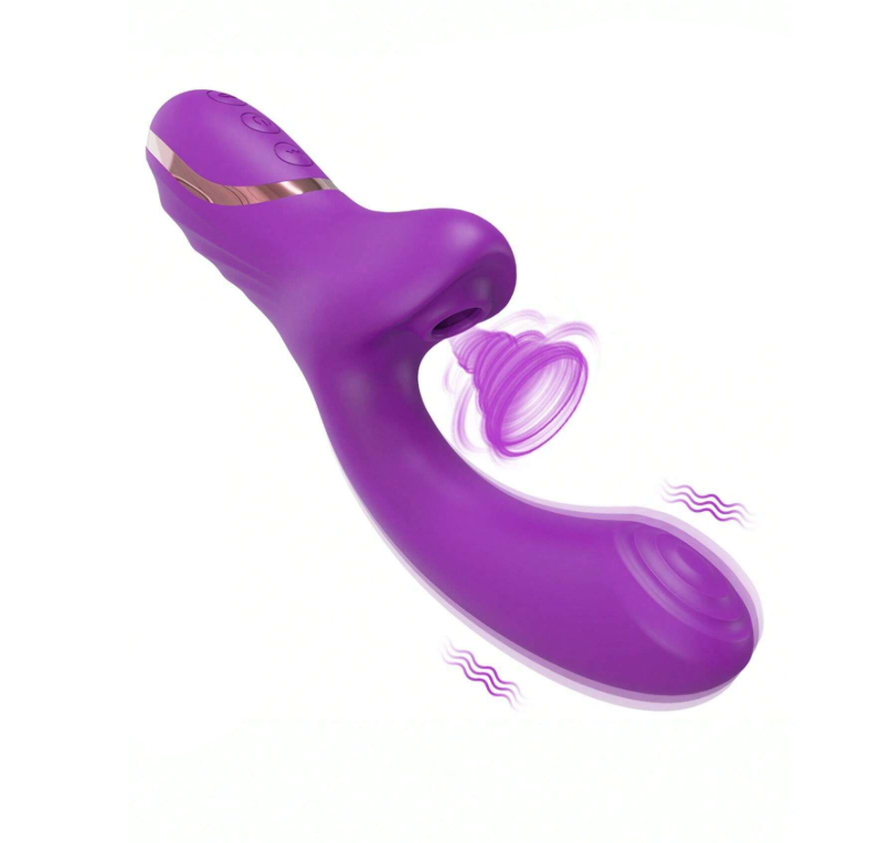 Vibrador Succionador Clitoris 10 Succiones 10 Velocidades (P365}