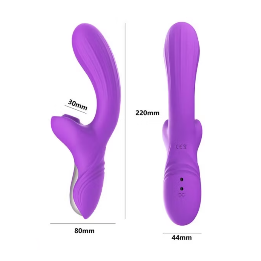 Vibrador Succionador Clitoris 10 Succiones 10 Velocidades (P365}