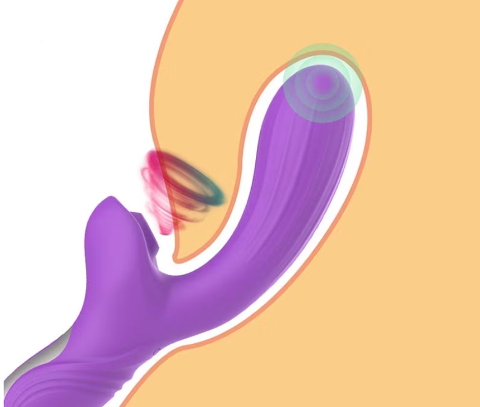 Vibrador Succionador Clitoris 10 Succiones 10 Velocidades (P365}