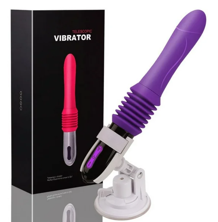 Vibrador Telescópico Pistola Dildo con Control Remoto(P366)