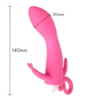 Vibrador Masajeador Dildo Estimulador de Clítoris y Punto G (P 369)