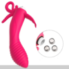 Vibrador Masajeador Dildo Estimulador de Clítoris y Punto G (P 369)