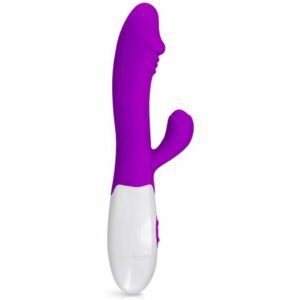 Vibrador Pretty Doble Estimulación 30 Vibraciones Pilas (367)